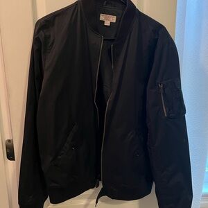 Men's Black Bomber Jacket